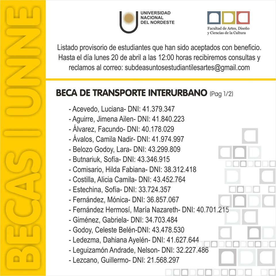 FADyCC's tweet photo. 📣🗣 BECAS APROBADAS ➡️ Confirmamos que los listados de postulaciones a becas han sido aprobados❗️

➡️Estaremos informando los pasos a seguir para poder acceder a cada tipo de beca. https://t.co/SX6rAxGUmD