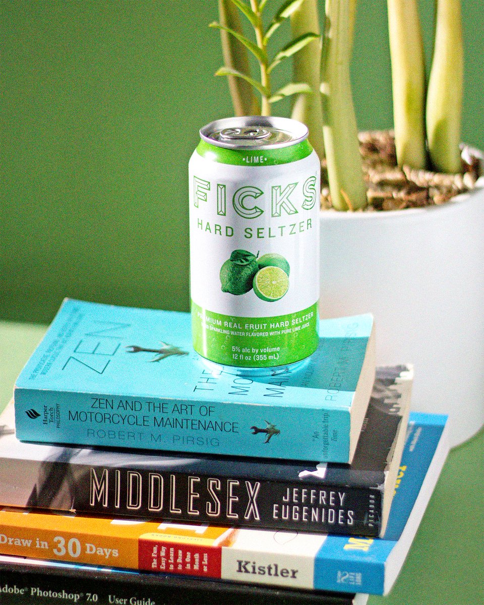 Ficksdrink's tweet photo. "Good people drink good b̶e̶e̶r̶ hard seltzer," Hunter S. Thompson, Fear and Loathing in Las Vegas #WorldBookDay 📚 #ficks https://t.co/XYmMkcAn3w