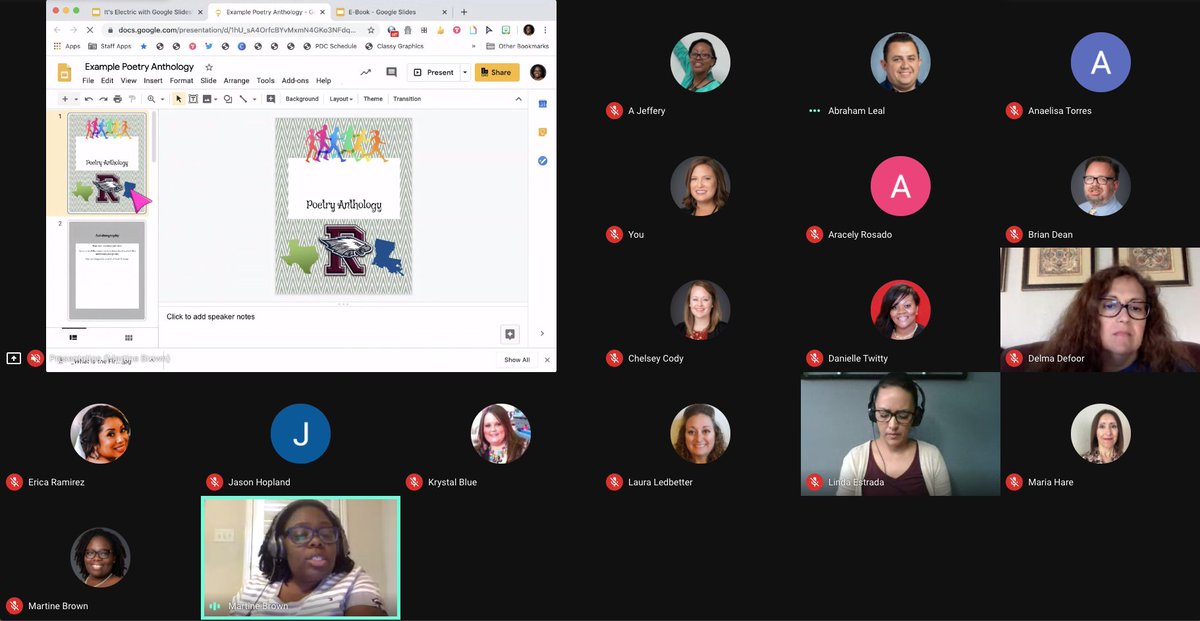 AngelynCheatham's tweet photo. Wanting to step up your @GoogleForEdu Slides game? Come join @martinegisdedu
 in her webinar RIGHT NOW and learn tips for stepping up the engagement in your Google Slides! 
🔗 https://t.co/zYwbr4I2u4
#GISDAlwaysConnected https://t.co/ulmDAUF8JX