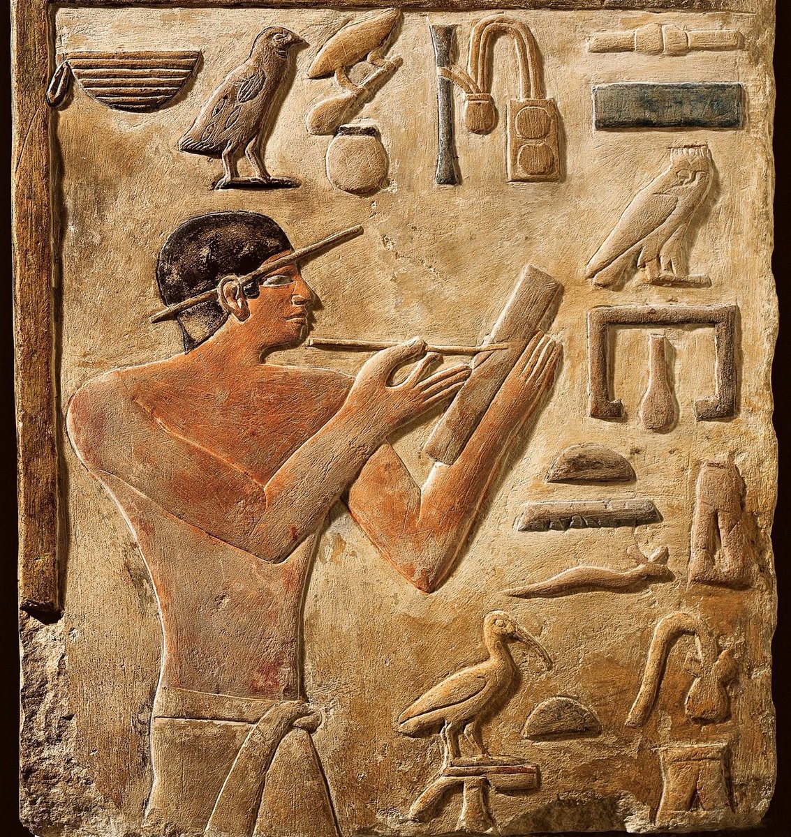 History documents a few female doctors in ancient Egypt, they were also trained as scribes so they could understand medical texts as well as document the treatments rendered. Scribes were the historians of the time and recorded historical events as well as more mundane events.