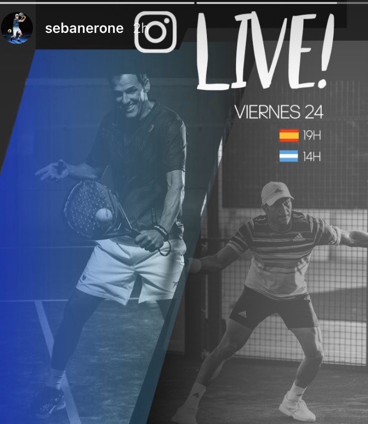 Gracias <a href="/Sebanerone/">Sebastián Nerone</a> por responder las preguntas de algunos de nuestros jugadores!!! Como siempre un 1 como jugador y persona.   Increíble e imperdible mañana viernes 19 hs entrevista Seba al gran <a href="/JuanMartin_Diaz/">Juan Martín Díaz</a>  #a2sportspadel #padel #mallorca #gestion #clases #equipo #club