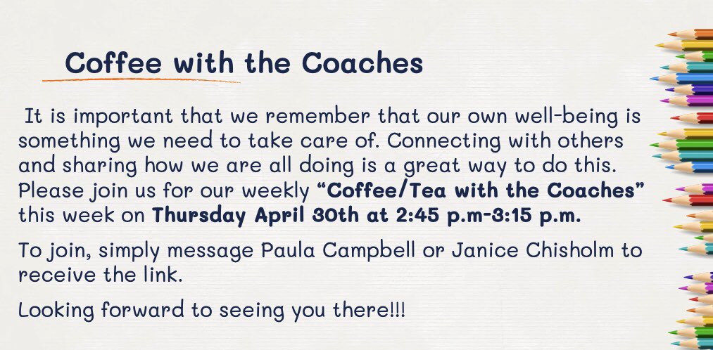 A huge thanks to these fantastic educators in <a href="/LC3_TDSB/">TDSB LC3</a> for joining <a href="/pcampbell23/">Paula Campbell</a> and I to engage in sharing &amp; learning from each other as we navigate teaching &amp; learning virtually. Please feel free to join us next week as we continue to learn from each other #earlyyears