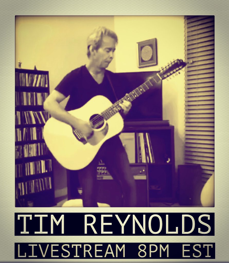 Dmb Gorge Crew On Twitter Tonight Tim Reynolds Acoustic Set Playing His Entire Stream Album At 8 00pm Est Watch Live On His Facebook Or Instagram Timreynoldstr3 Trlrc Https T Co 4y7qfeqj4o twitter