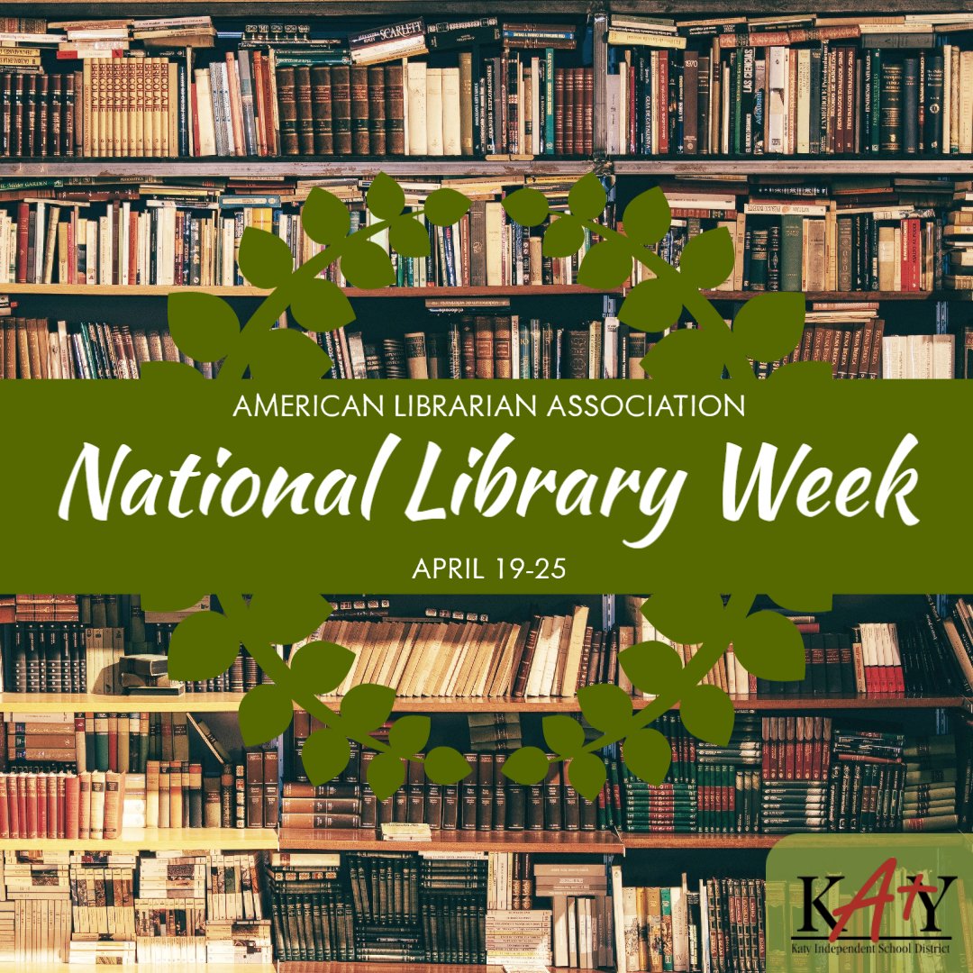 katyisd's tweet photo. This week is #NationalLibraryWeek! Our librarians have been instrumental during this crisis to ensure all of our students have access to devices and other materials they need to continue learning. Let's give a big "THANK YOU!" to these awesome people! #KatyStrong #FindYourPlace https://t.co/0ENSlv7wjQ