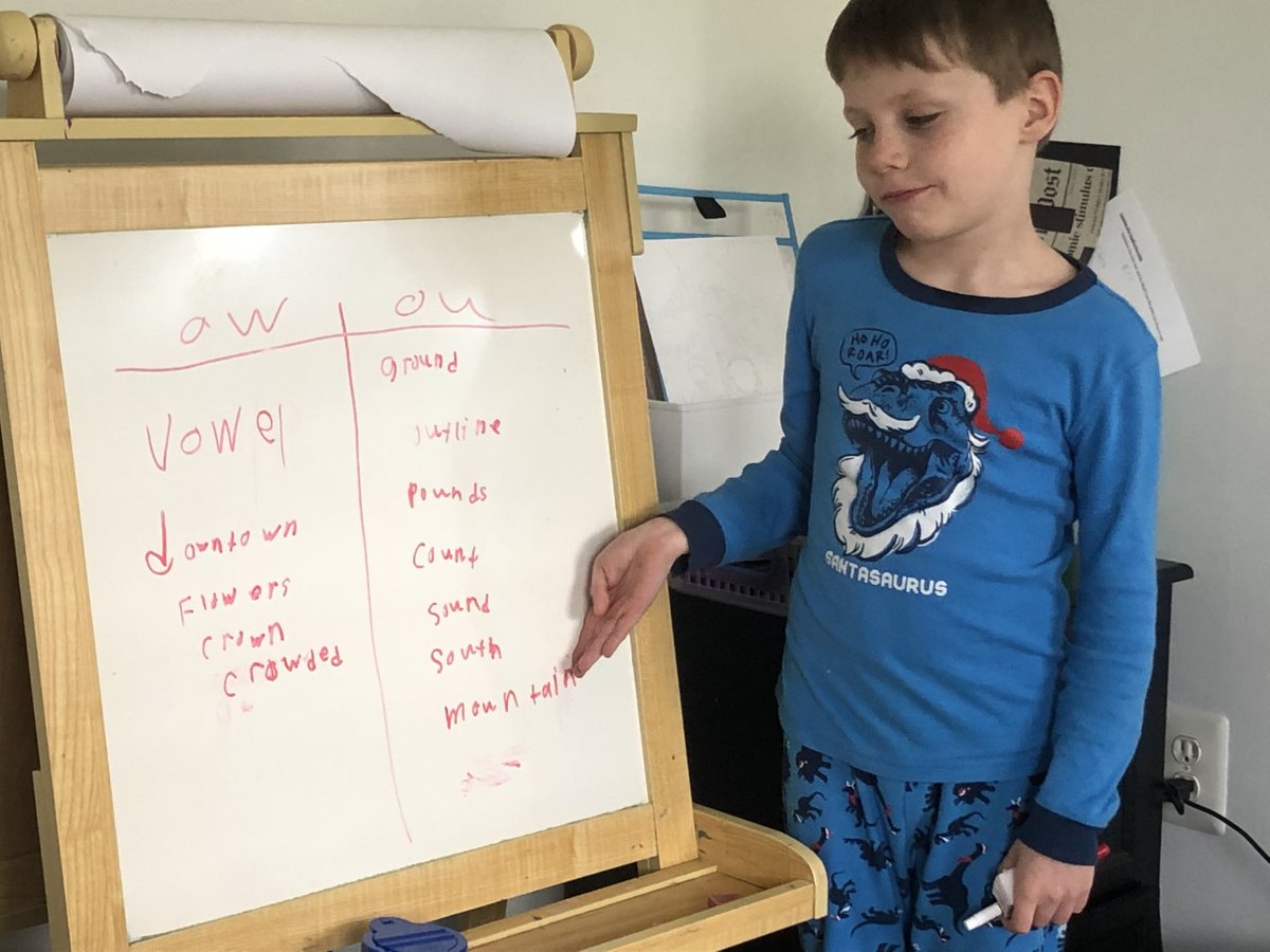 Mutual_ES_CCPS's tweet photo. One of Mrs. Walker's third grade students working on a word sort for ELA today. I think we might have a future teacher on our hands... #CalvertGetsItDone #CalvertLearns https://t.co/AxNrkHfsKQ