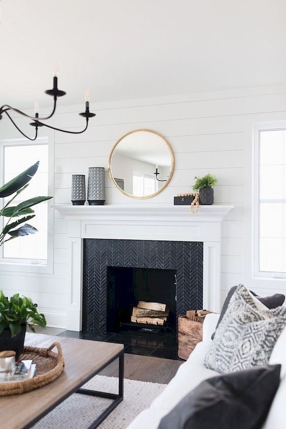 Choose one: living room fireplace