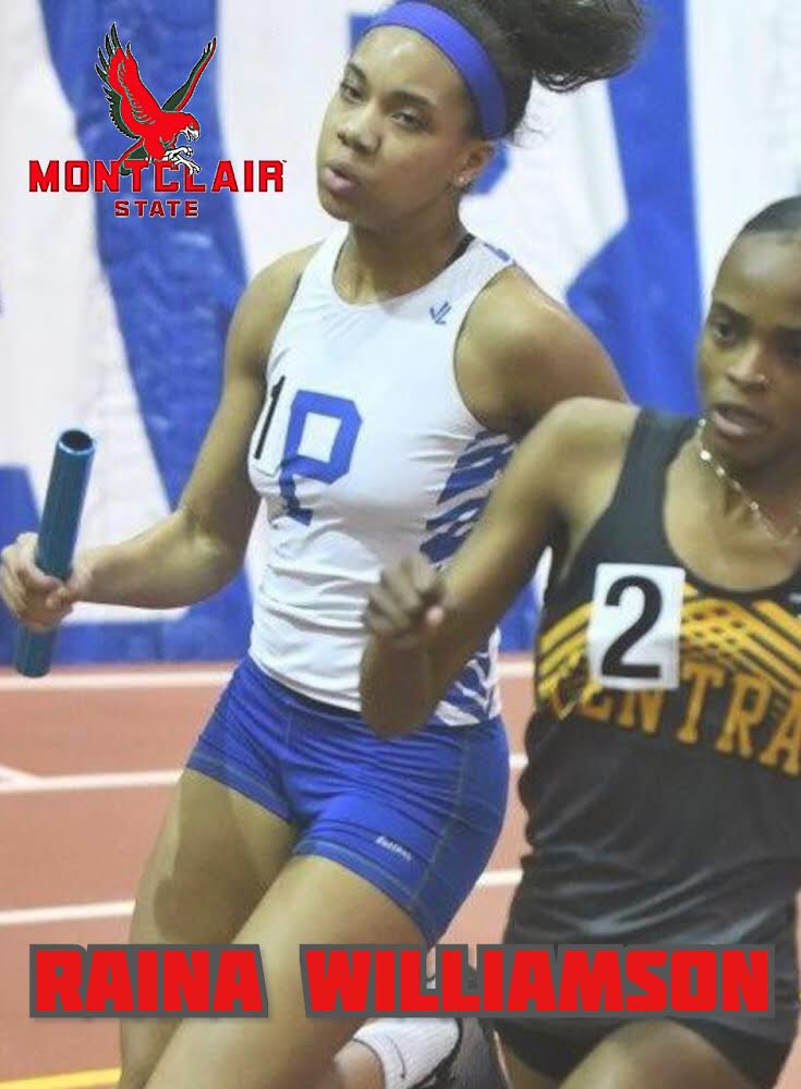 Princeton High TF/XC (@princetontf) on Twitter photo Congratulations to <a href="/PrincetonTF/">Princeton High TF/XC</a>’s Raina Williamson, who has committed to continue her career at Montclair State next fall!! Congratulations to <a href="/PrincetonTF/">Princeton High TF/XC</a>’s Raina Williamson, who has committed to continue her career at Montclair State next fall!!