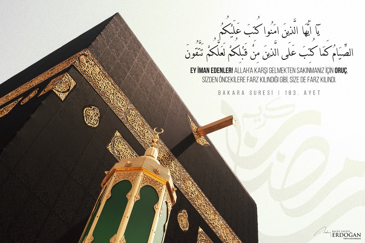 Hoş geldin ya Şehr-i #Ramazan