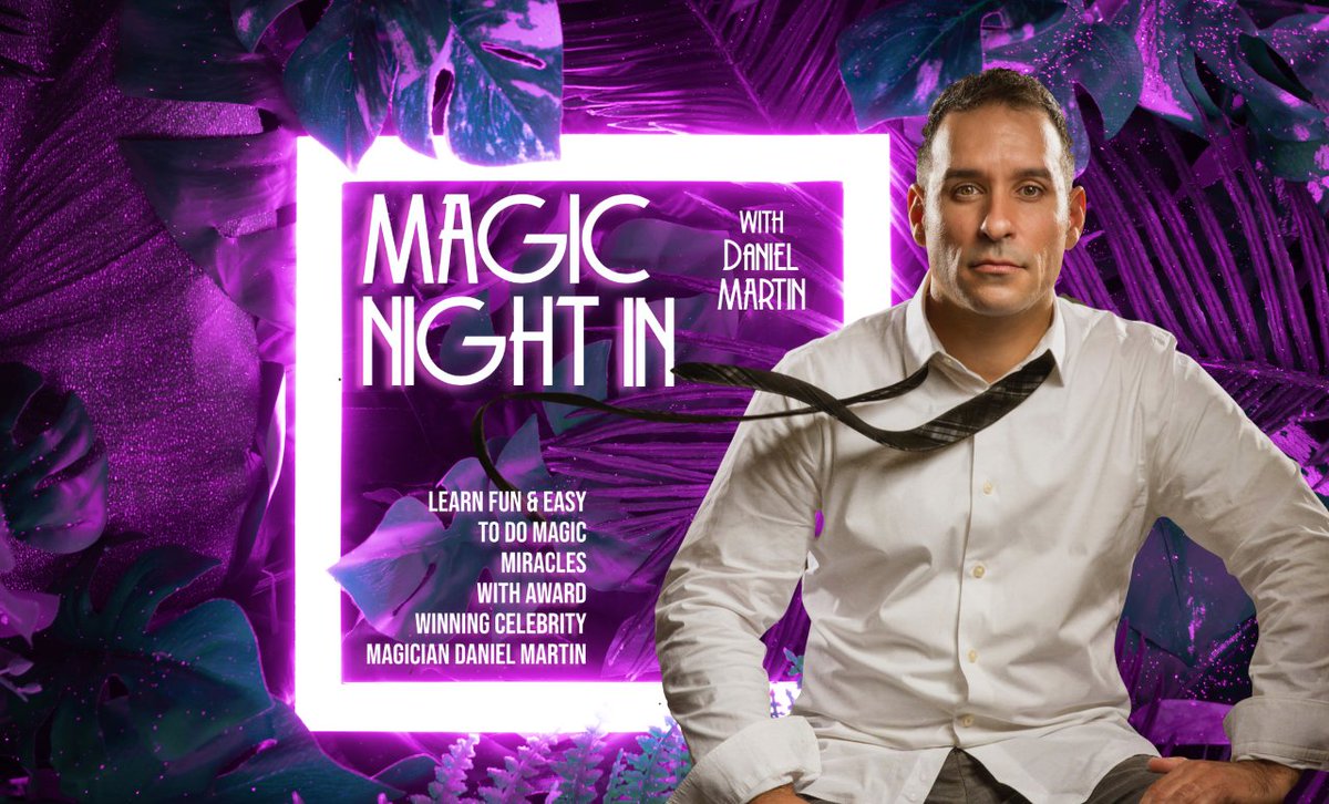 Finish off the Spring semester with Magic Night In as we join celebrity magician Daniel Martin this Friday at 6:30 PM! Watch him perform amazing magic tricks and learn magic with supplies from around your home. Register here: bit.ly/gnvirtual