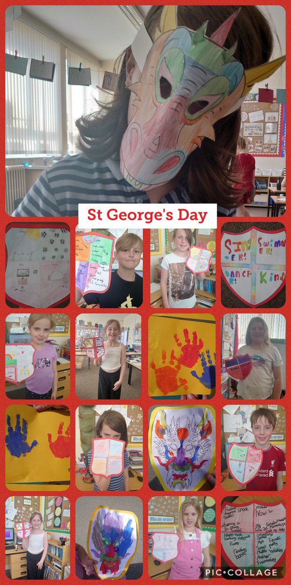 ololprimary's tweet photo. Great day in school celebrating St George's Day! 🏴󠁧󠁢󠁥󠁮󠁧󠁿🌈😁 #rockingthelockdown https://t.co/72m1ZT9mI1