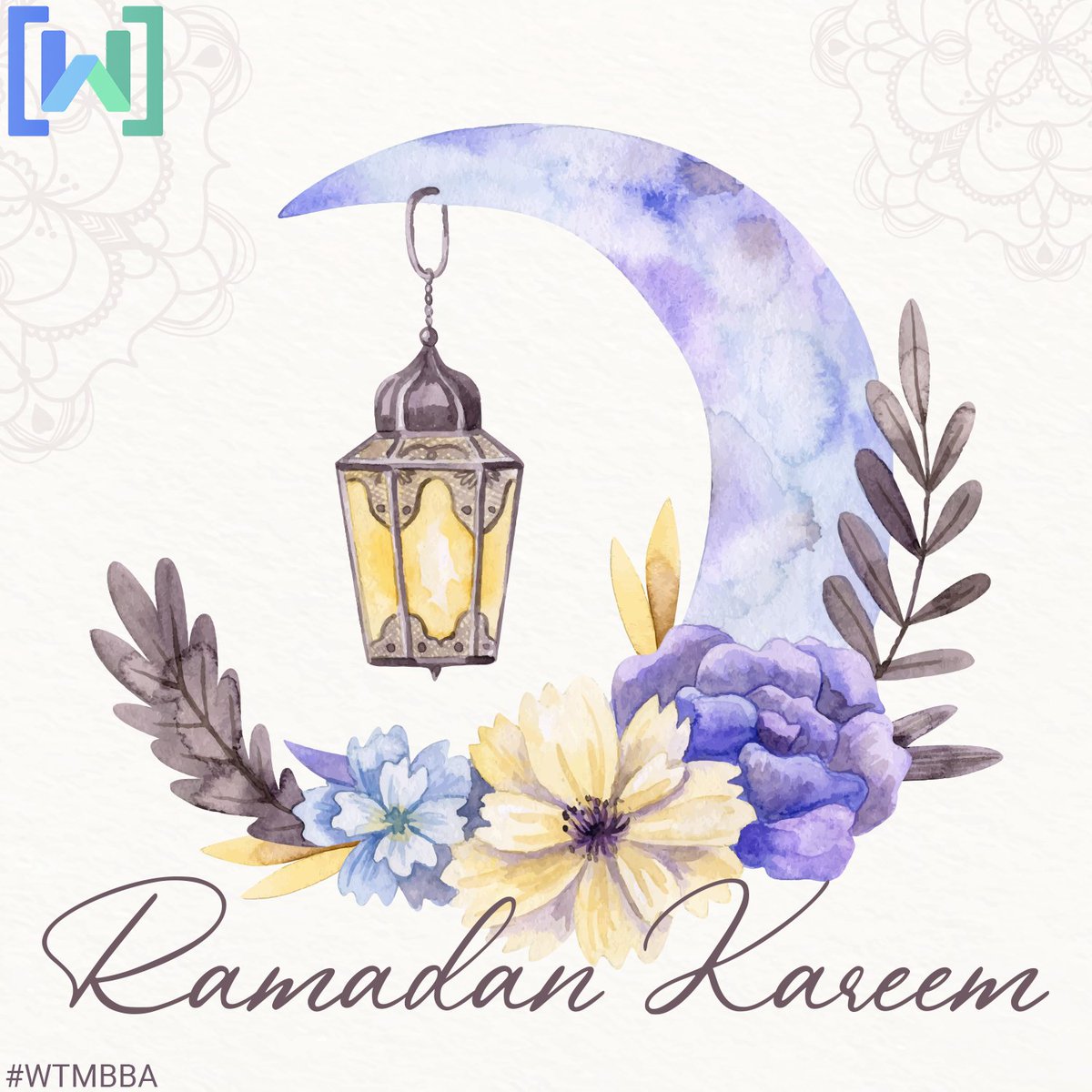 عائلة WTM BBA تهنئكم بقدوم الشهر المبارك 🌙
رمضان كريم وكل عام وانتم بخير 🕌 نسأل الله ان يتقبل صالح اعمالكم 💙

#WTM_BBA
#RamadanKareem