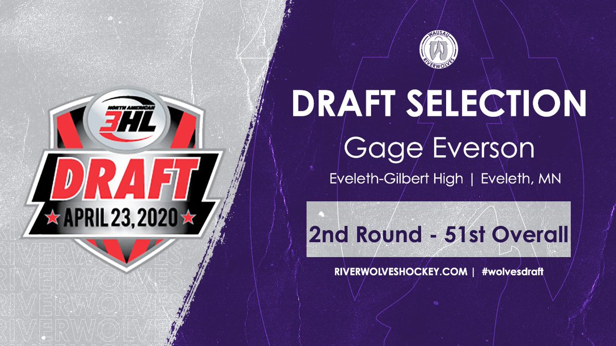 WausauCyclones's tweet photo. @NA3HL Round 2, 51st Overall Pick Wausau selects:
Gage Everson | D | Eveleth-Gilbert High | Eveleth,MN
#welcometothewolfpack | #wolvesdraft https://t.co/iUmTWqgem1