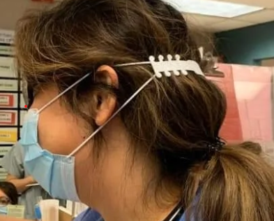 HickoryCte's tweet photo. Thank you to our Middle School CTE Teacher, Ms. Harvey and to our Middle School CDC, Mr. Cornwell for taking time over Spring Break to 3D print and donate 68 mask straps to Frye Regional Hospital. #HickorySchools #CTEforNC #COVID19 https://t.co/Ucb693wD07