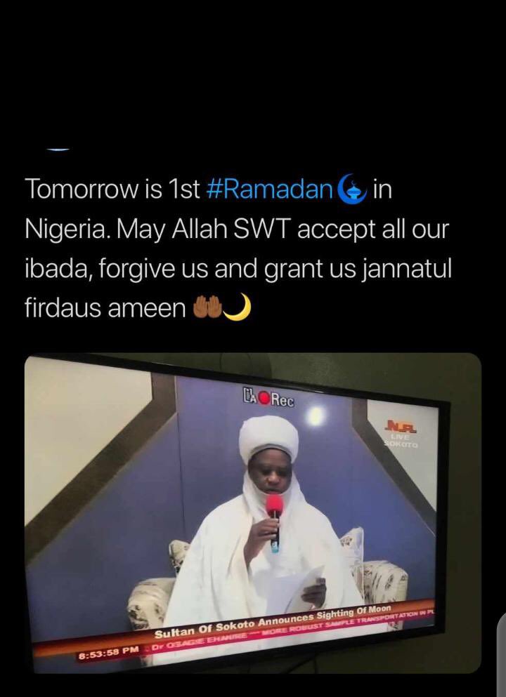 Alhamdulillah it has been announced tomorrow is the first day of beloved holy month of Ramadan 😊
#Ramadan2020 
#Ramadan1441H 
#RamadanKareem
#StayHomeSaveLives
#EndCOVID19Now