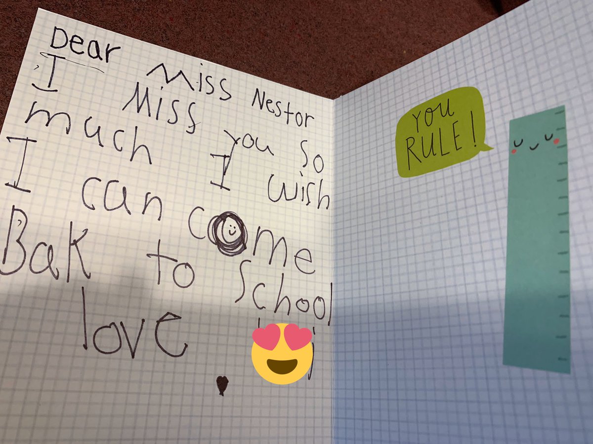 preschoolsandy's tweet photo. Ah what a sweet surprise in the mail from a student 📬💌💗 #mademyday #missmystudents https://t.co/DUt4vHODmW