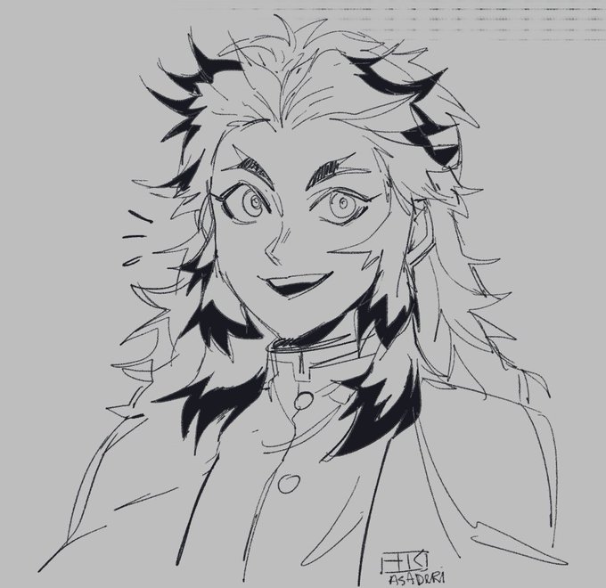 quick bedtime sketch
it turned out that his hair was not so easy to draw
but the design of this character is interesting and it is interesting to draw
#DemonSlayer #kimetsunoyaiba 