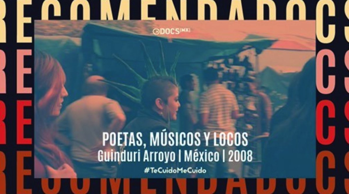 casademelies's tweet image. Hoy a las 20 h, no te pierdas el reestreno nacional del #RecomendaDocs de hoy: «Poetas, músicos y locos», de Guinduri Arroyo, ganador del Premio del Jurado 2008 🏆@docsmx @TCChopoOficial
#Chopo #TianguisChopo #Punk #Buenavista #CDMX #QuédateEnCasa #docsmx #cinedocumental