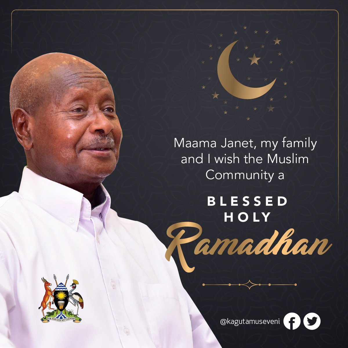 Wishing the Muslim community a blessed Holy Ramadan.