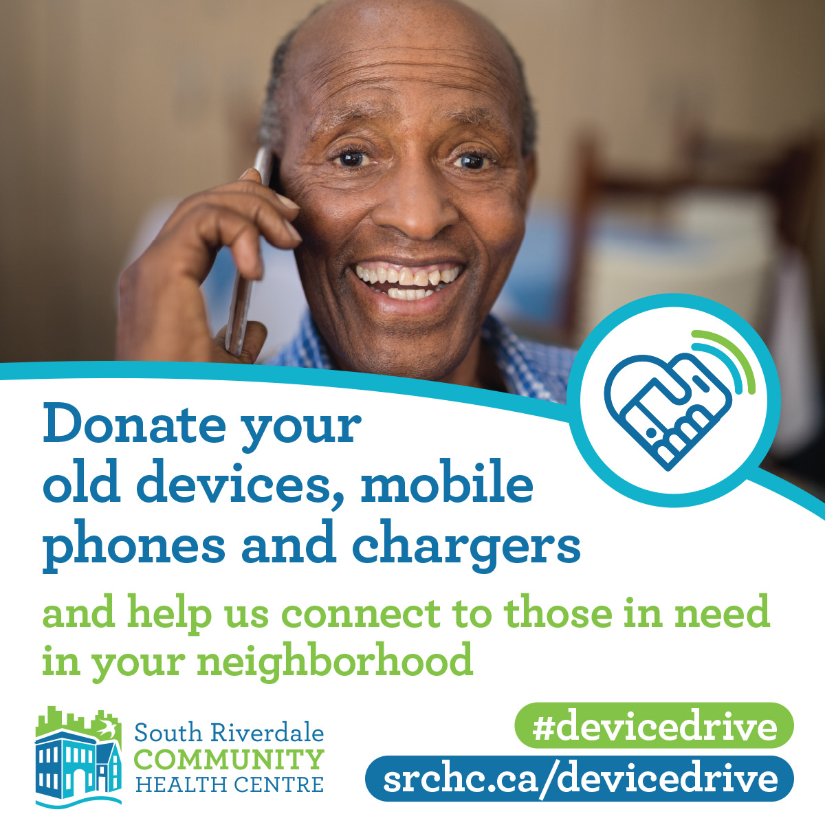 SRiverdaleCHC's tweet photo. Thank you @QoCHealth for your support us in launching #devicedrive #ONHealth for more info, please visit https://t.co/FHsIdQFt1Y https://t.co/R6Zt5aXihN