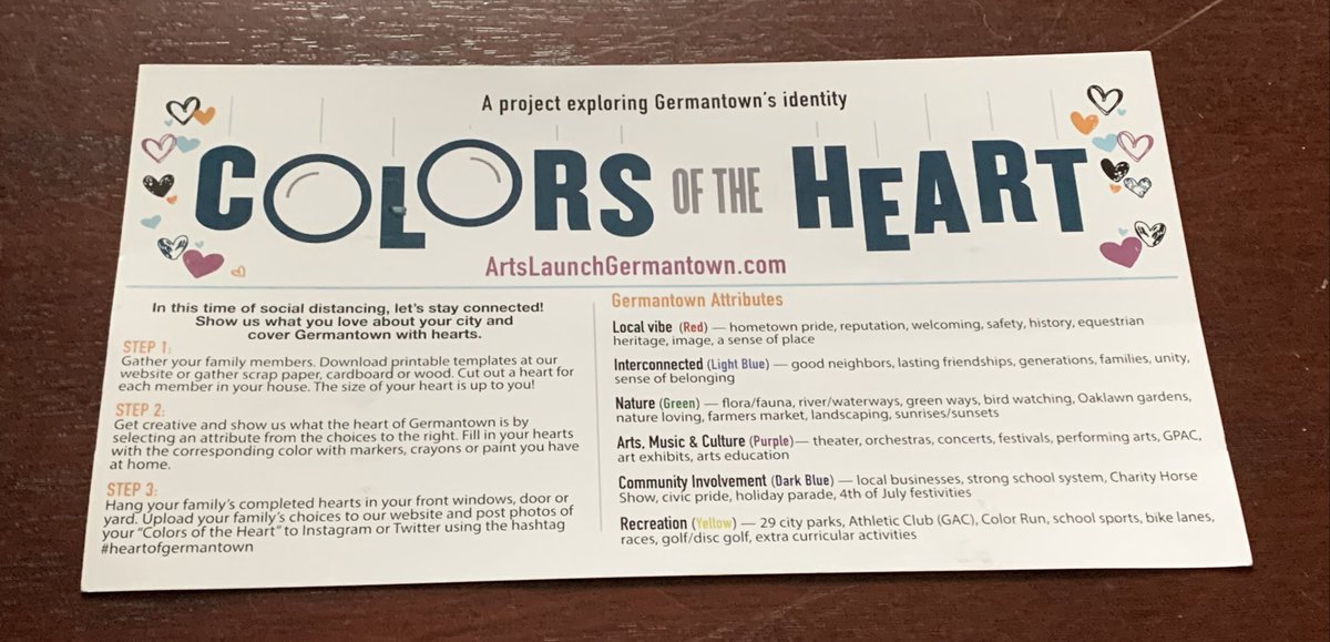 Have you received your Colors of the Heart postcard? Read more about <a href="/germantowntenn/">City of Germantown</a> Public Arts Master Plan: dailymemphian.com/subscriber/art…
