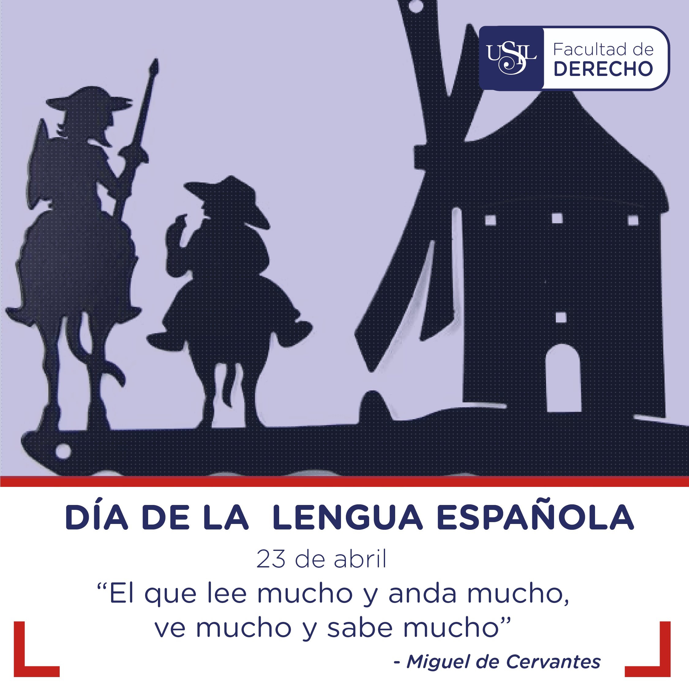 USIL Derecho on X: 🖊 Hoy conmemoramos el Día de la Lengua Española” para  concienciar en todo el mundo, sobre la historia, la cultura y el uso del  español como idioma oficial.