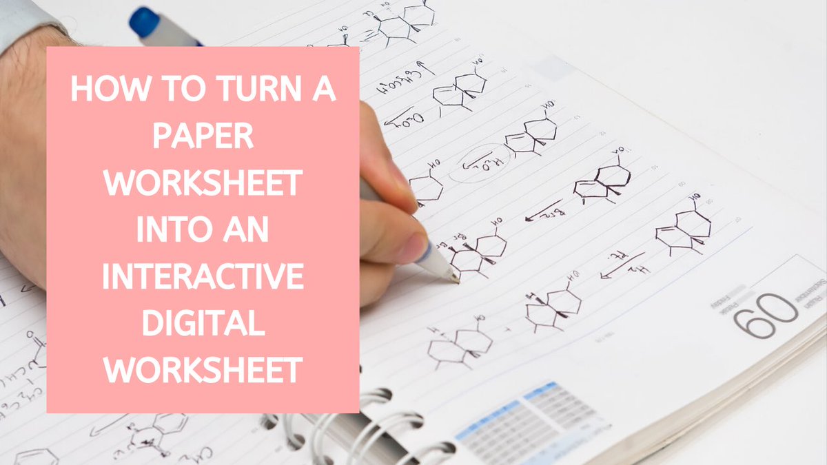 KempSiena's tweet photo. How to turn a paper worksheet into an interactive digital worksheet. 
https://t.co/1tRH2JMBK8 https://t.co/yUpPWXzRfp