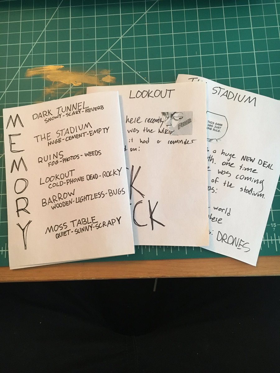 last night on the ZINE STREAM w/ @smolghost and @portablecity we made zines using @WCgameco’s zinemaking game: memory lane! i made one about a park i like.