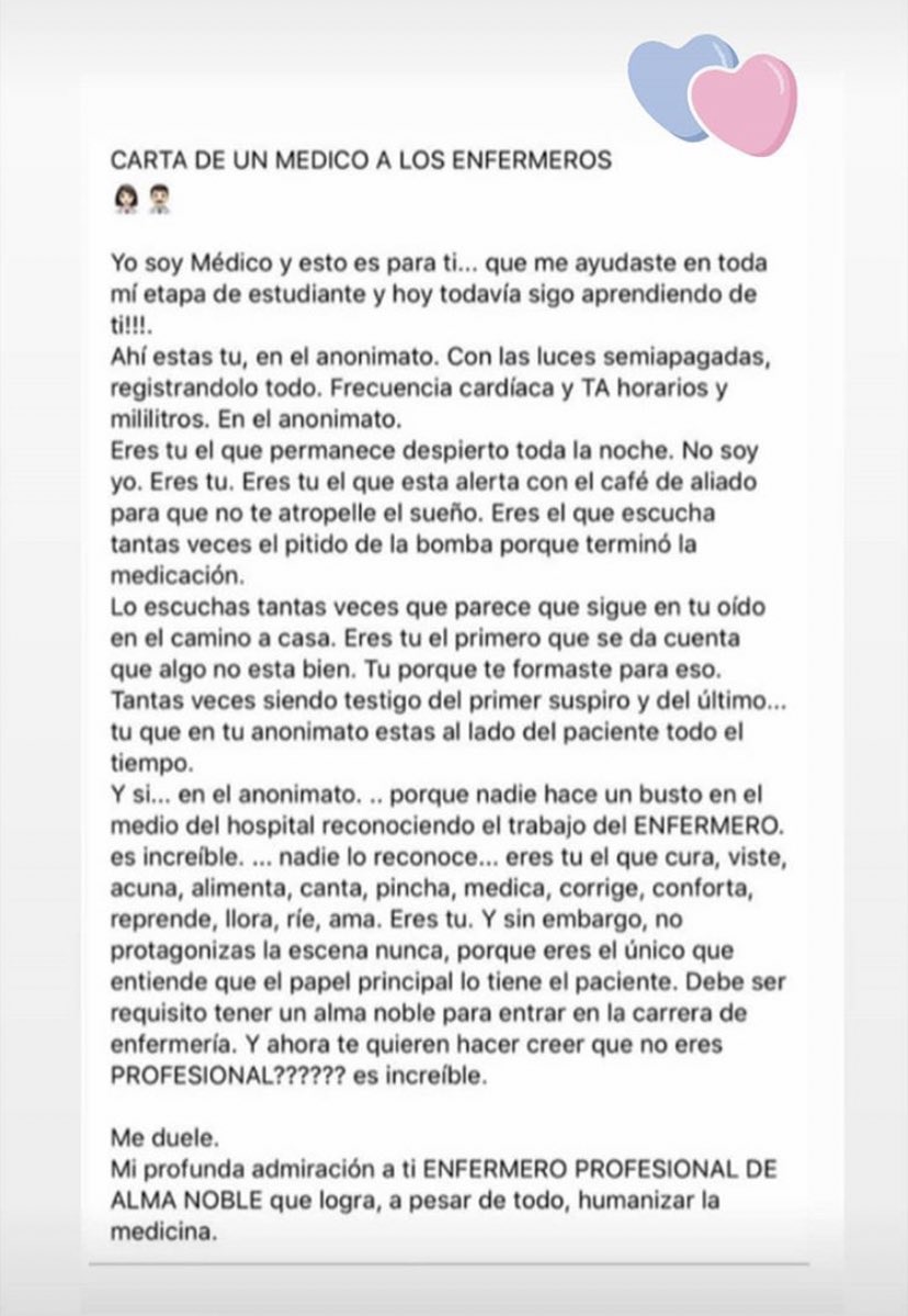 celiaenfermera's tweet photo. Desconozco el autor/a.
Pero me ha encantado 👏🏻👏🏻👏🏻😍😍
GRACIAS🙌🏻🙌🏻
"Eres tú el que permaneces despierto toda la noche.." https://t.co/07TCTKUB6G