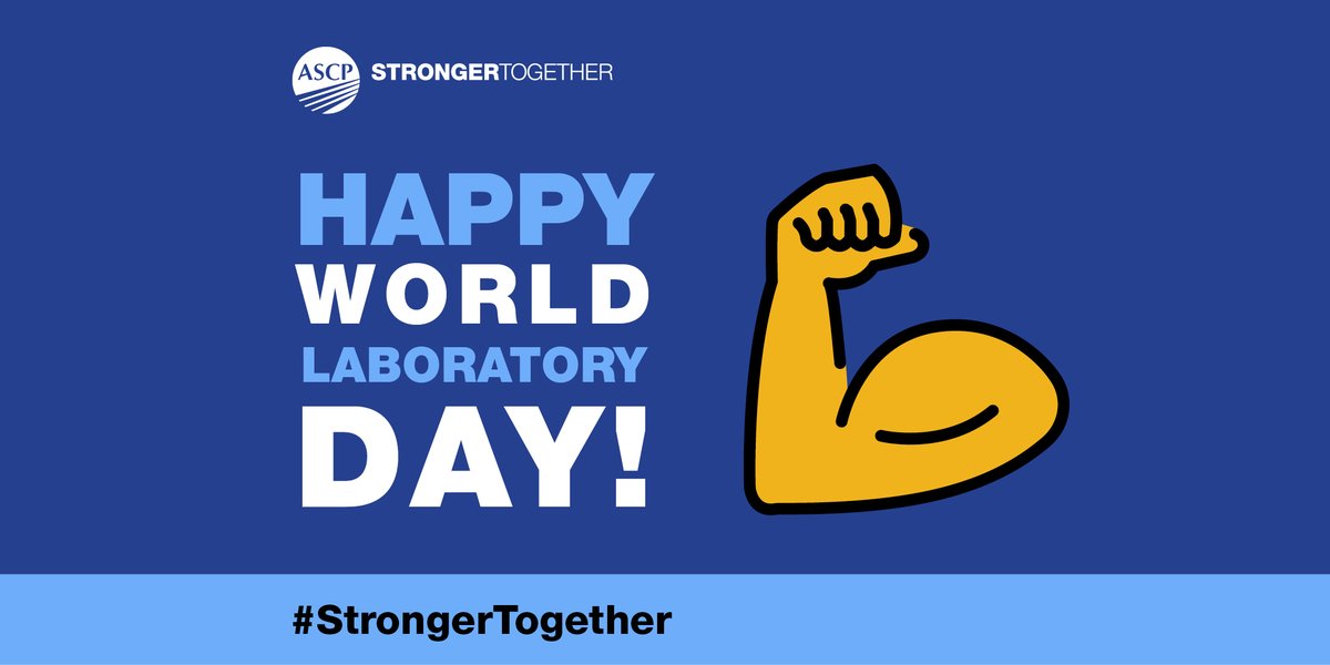 ASCP_Chicago's tweet photo. Happy #WorldLaboratoryDay! #ASCPLabWeek20 https://t.co/j2MTPJhPom