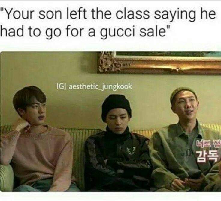 namjin as maknae line's parents