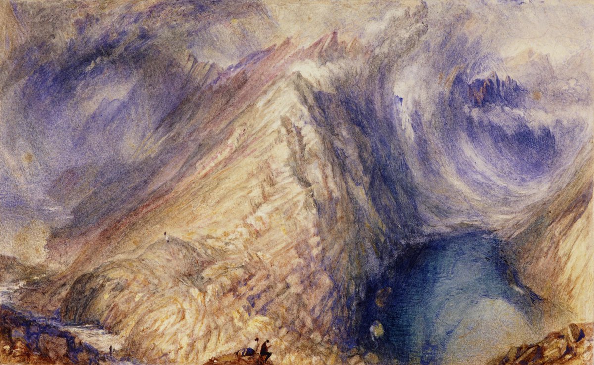 Clay F. Johnson on Twitter: "For J.M.W. Turner's birthday I want to share some of his brilliant watercolors that temporarily cured me of crushing winter depression last January in both Edinburgh &amp;