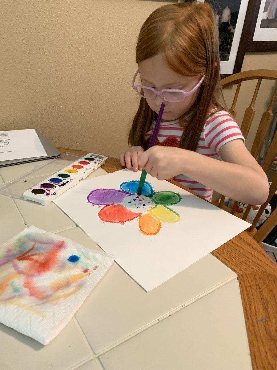 MagnoliaISDKate's tweet photo. I 💜 that she loves art! Today’s project was a hit @SarahMatej! https://t.co/qiKonDWiUR