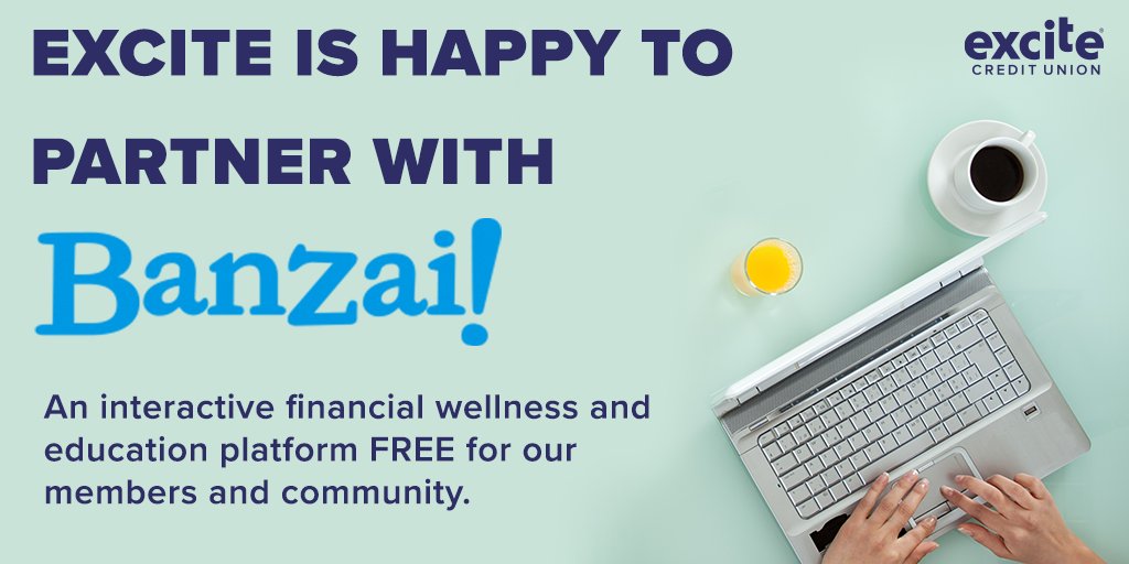 Excite_CU's tweet photo. New financial obstacles? We have your back. Here are some resources on managing crises, and preparing for emergencies. Banzai also has a fun collection for kids. Create your FREE account today to up your #FinancialLiteracy game! https://t.co/FesQ5d9dKk 
#FinancialLiteracyMonth https://t.co/ZodFolaT93