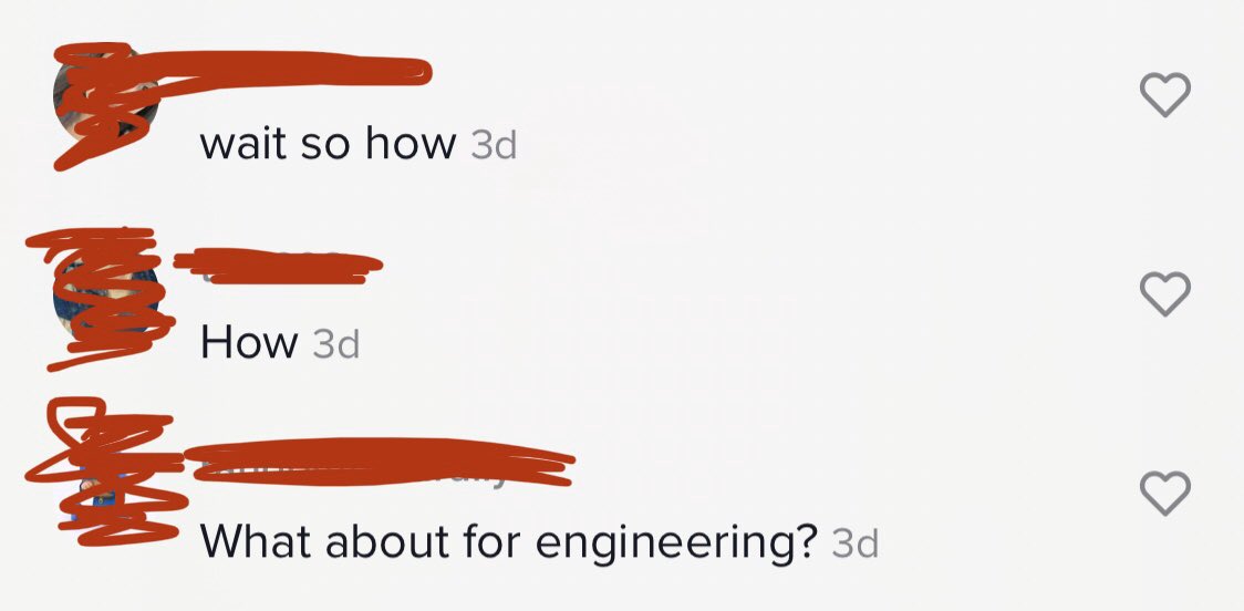 I made a TikTok targeted at  #firstgen students to tell them that PhD programs in STEM are basically always funded and y’all, students do not know this Here’s a thread of the comments section: