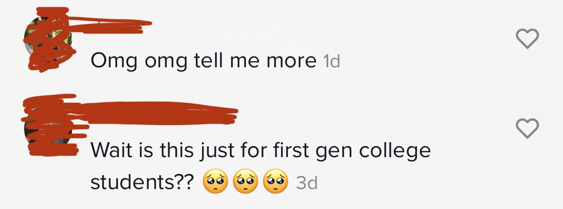 I made a TikTok targeted at  #firstgen students to tell them that PhD programs in STEM are basically always funded and y’all, students do not know this Here’s a thread of the comments section: