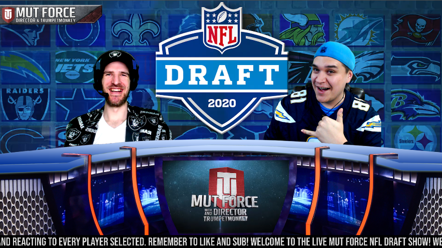 TheDirector_YT's tweet photo. Ya'll ready for this? @Estonian_Raider and I will be covering the 2020 NFL Draft LIVE! Check it out at 8PM ET at the link below! #NFLDraft2020 #MUTForce
Sub Here ππ https://t.co/AlJz13mfaY https://t.co/q4zJguZTxv