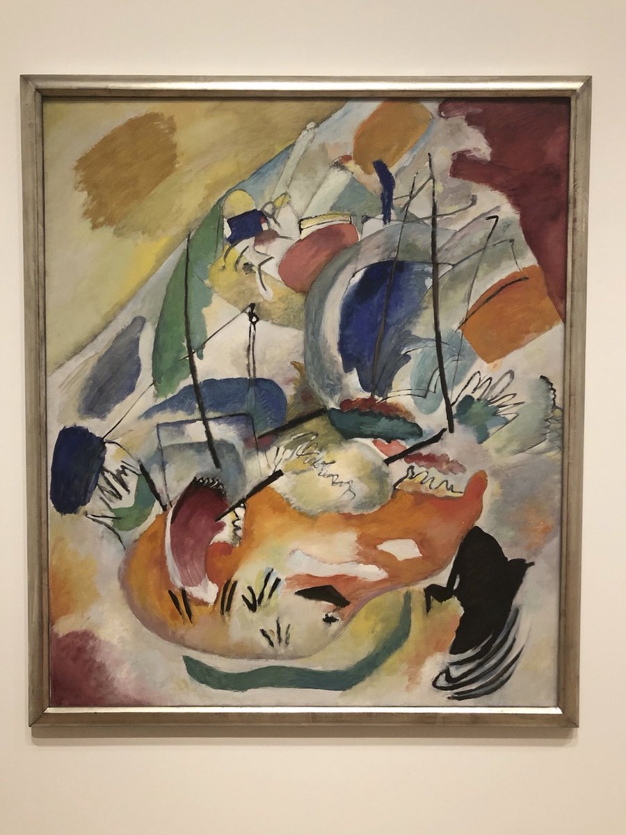 Wassily Kandinsky’s “Improvisation 31 (Sea Battle)” is part of a series of works made by the artist between 1909 and 1913.According to the Kandinsky, the series was "a largely unconscious, spontaneous expression of inner character, non-material nature."