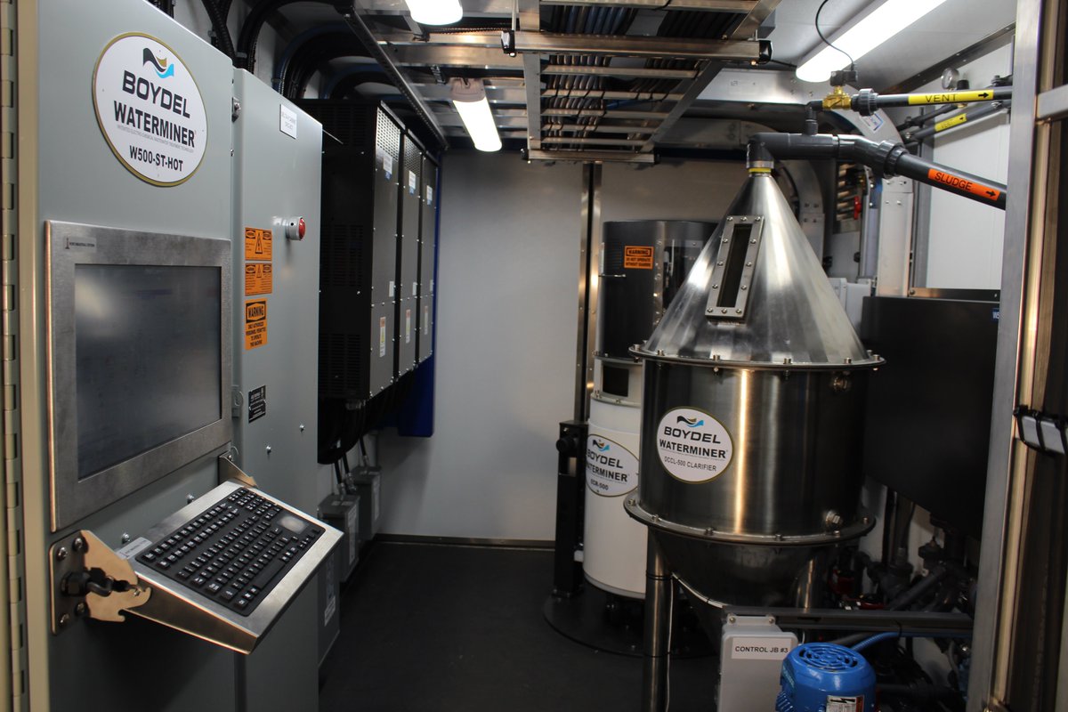 stuff_2021's tweet image. BOYDEL's newest W500-ST-HOT, 100 m3/d raw sewage or industrial water treatment, WaterMiner electro-chemical platform is ready to ship.