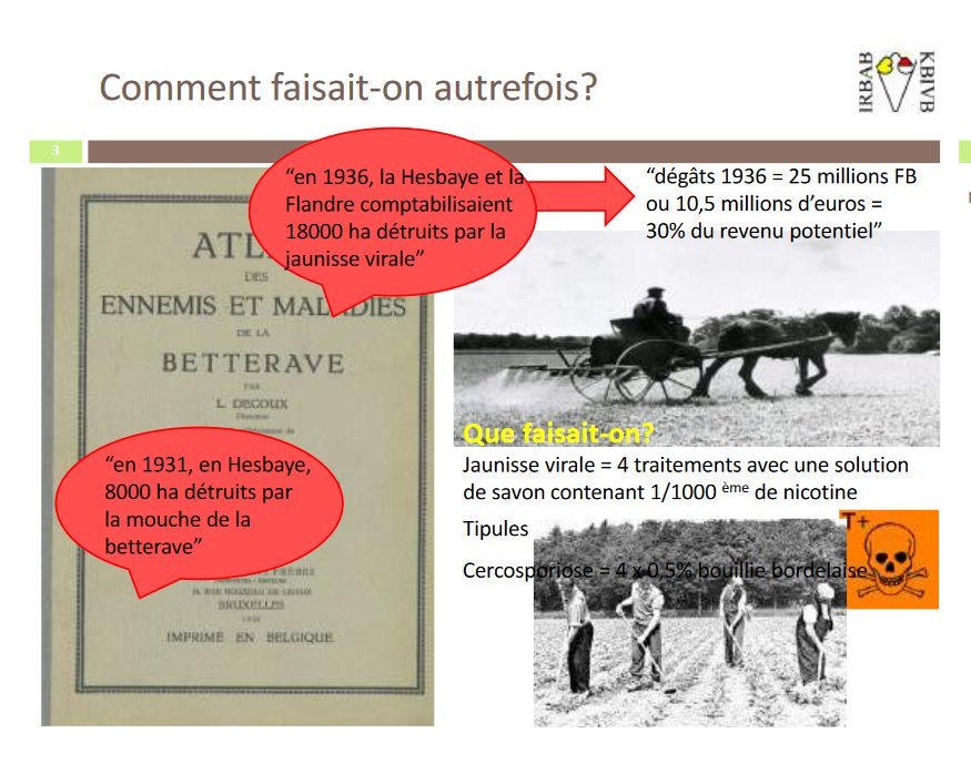 Pour certains, c'était mieux avant. Il y a 1 siècle, on subissait des lourdes pertes et on traitait avec du savon noir et de la nicotine.La nicotine est interdite depuis 2008. (Même si présente dans des recettes Bio à base de plantes 