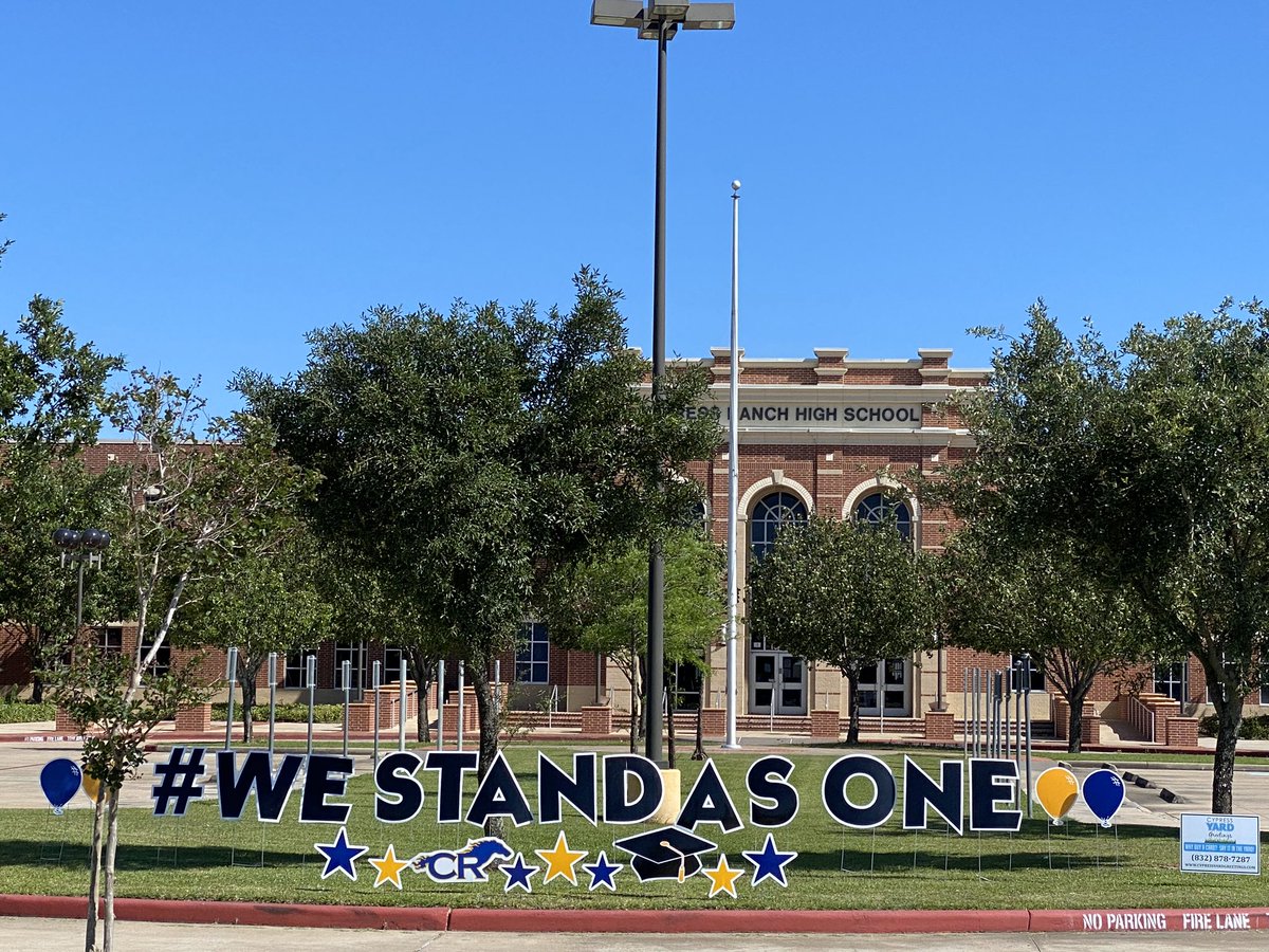 CyRanchHS's tweet photo. Senior sign pick up today 5 PM - 6 PM. Can’t wait to see you!! Remember to stay in your car. We will direct you once you enter through the main front parking lot. https://t.co/JJB4dCFFdt