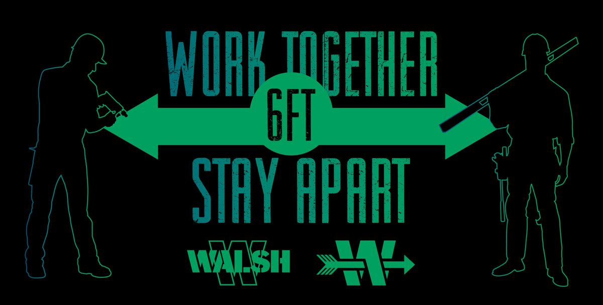 Work Together,
S  T  A  Y    A  P  A  R  T
#WalshAtWork