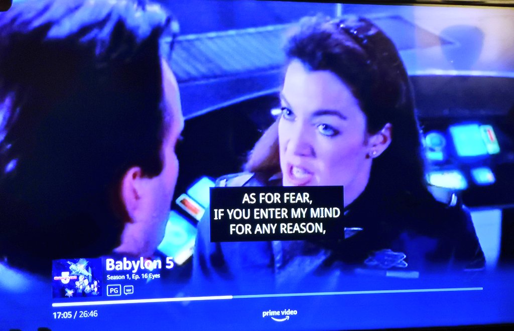 Episode 16  #Babylon5 - "Eyes". Ivanova took a DNA tests turns out she's 100% THAT BITCH for standing up for consent above all  #Ivanova