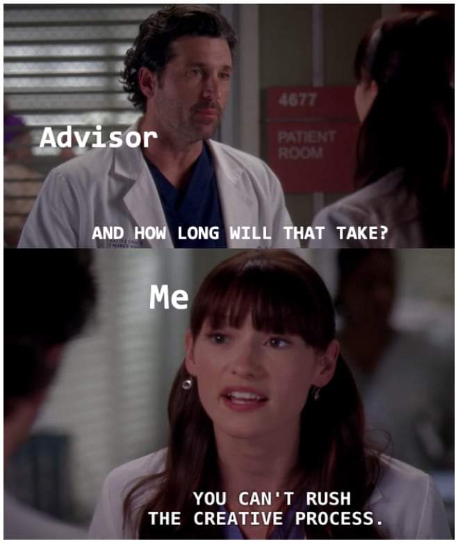 P_Chinemerem's tweet photo. #gradschoolmemes is a go-to for me😂😂. We deserve a break from all stress.
#AcademicChatter #AcademicTwitter #phdchat #gradschoollife https://t.co/bQOHZHD3LT