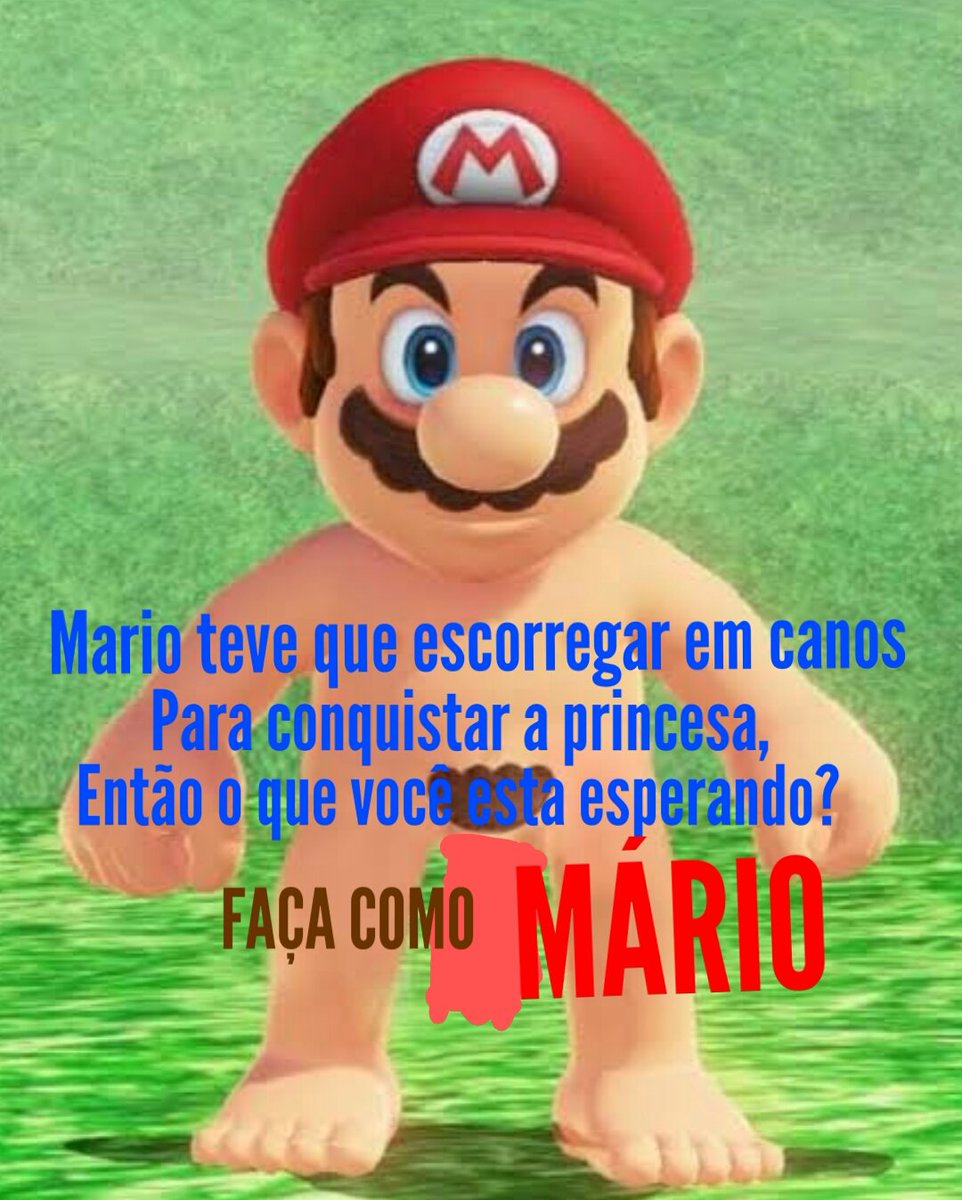 bemroim's tweet photo. Faça como Mário https://t.co/Q2jC33Dq6Y