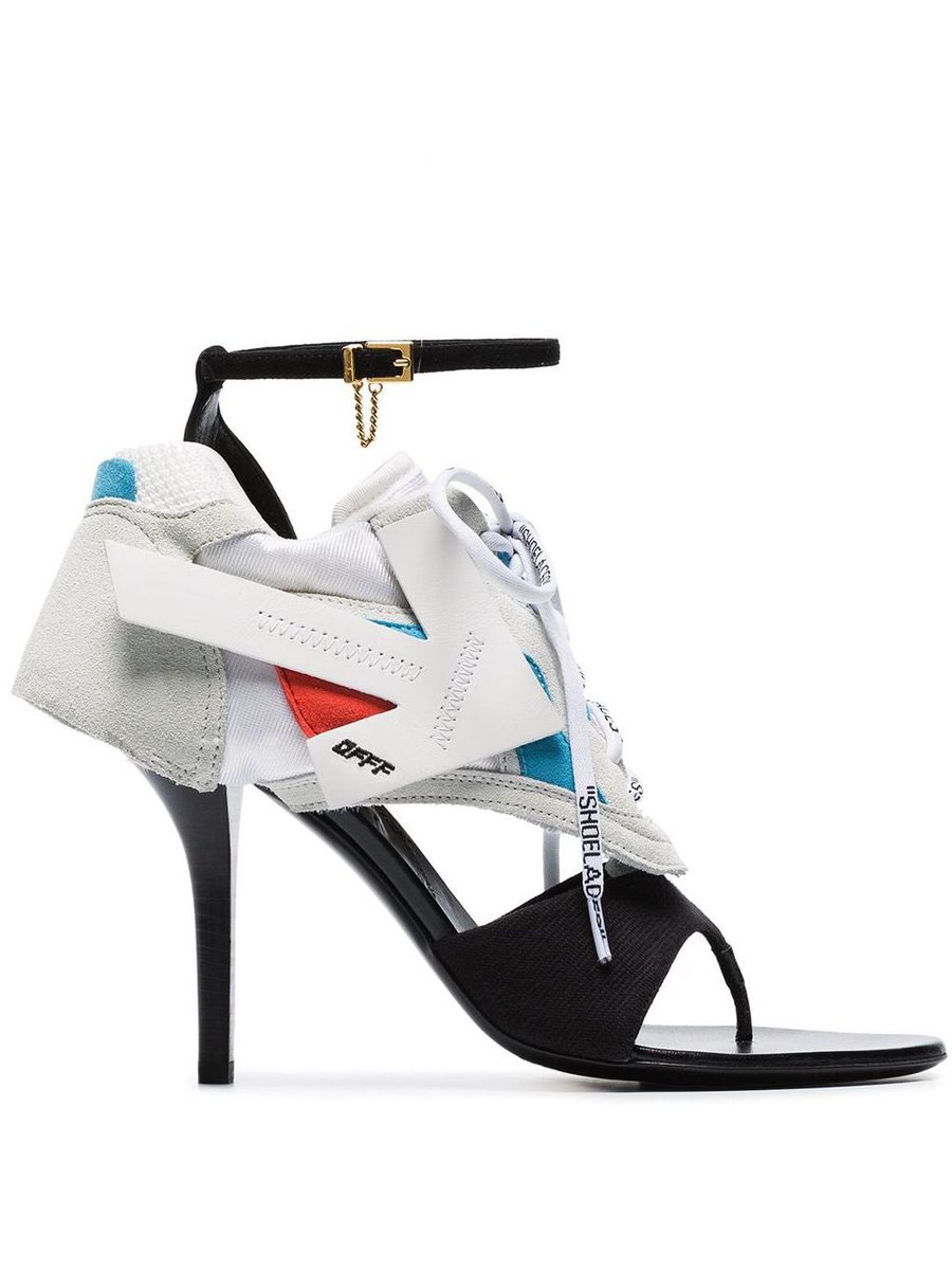 OFF white heels i had to put them in my thread .. elles sont hyper intéressantes