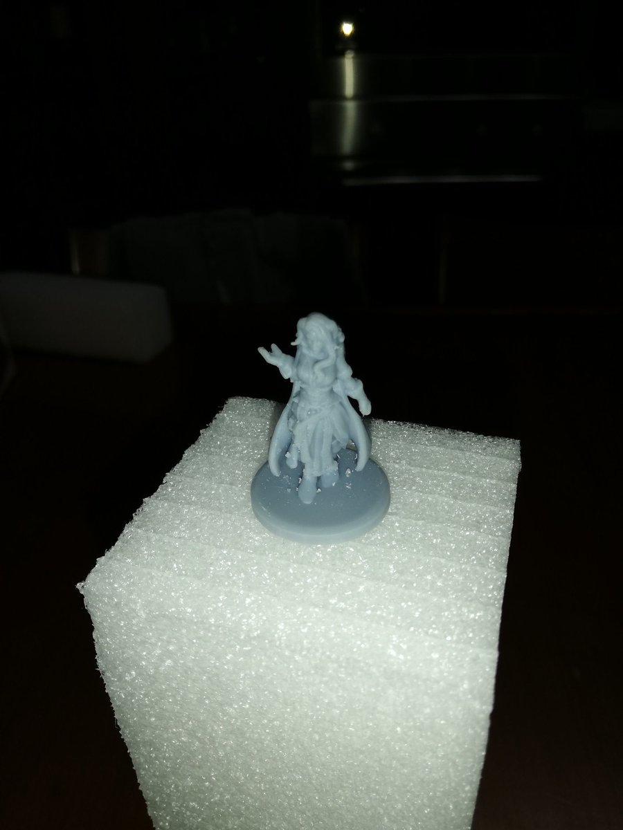 NickBoscaro's tweet photo. Yesterday I printed my first minis with my new #anycubic #photon
The result was amazing
Nymphadora, the Infernal Witch
Raphael, the Prophet
Fin, the Playboy Paladin
#3dprint #dnd #rpg #pathfinder
#DMJournal n. 39 https://t.co/prXcfxNdl3
