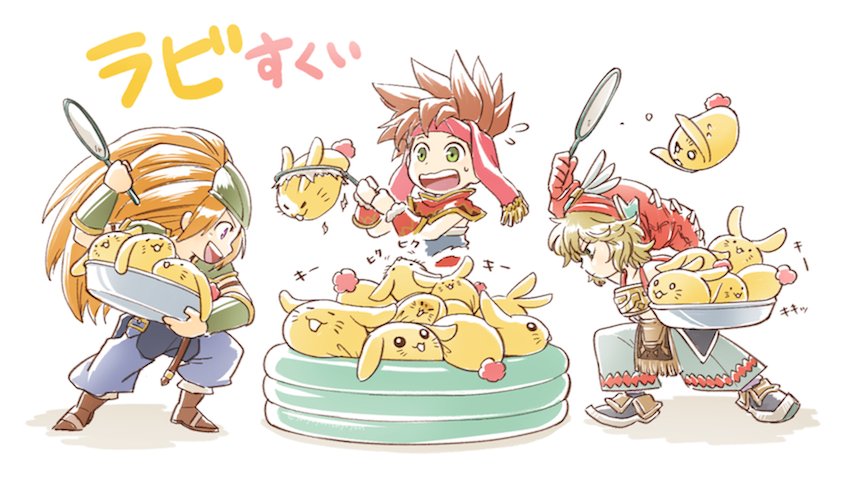 聖剣伝説シリーズ内での共演絵を描くのも好きです。
今後もそういうのドンドン描いていきたいな! 