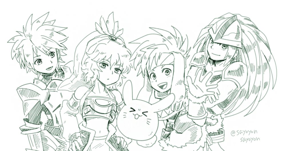 聖剣伝説シリーズ内での共演絵を描くのも好きです。
今後もそういうのドンドン描いていきたいな! 