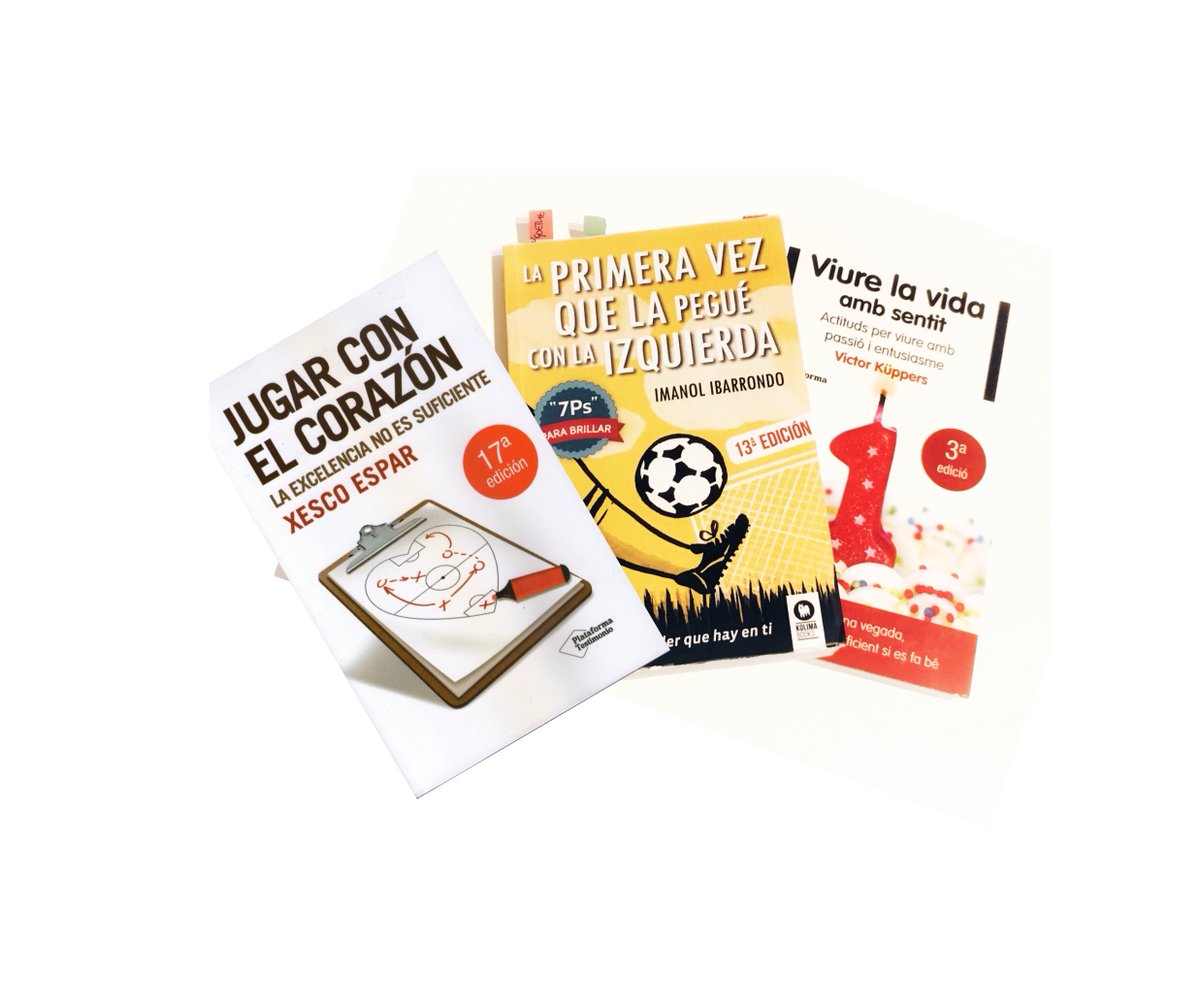angelgvcoach's tweet photo. Hoy día de Sant Jordi me gustaría recomendar estos tres libros, de crecimiento personal, que también nos pueden ir muy bien para lo que queda de confinamiento y para ser un poco más felices en nuestro día a día particular.

#jugarconelcorazón @xescoespar

https://t.co/qnXCoSBJ5y https://t.co/rjHkYUixLf