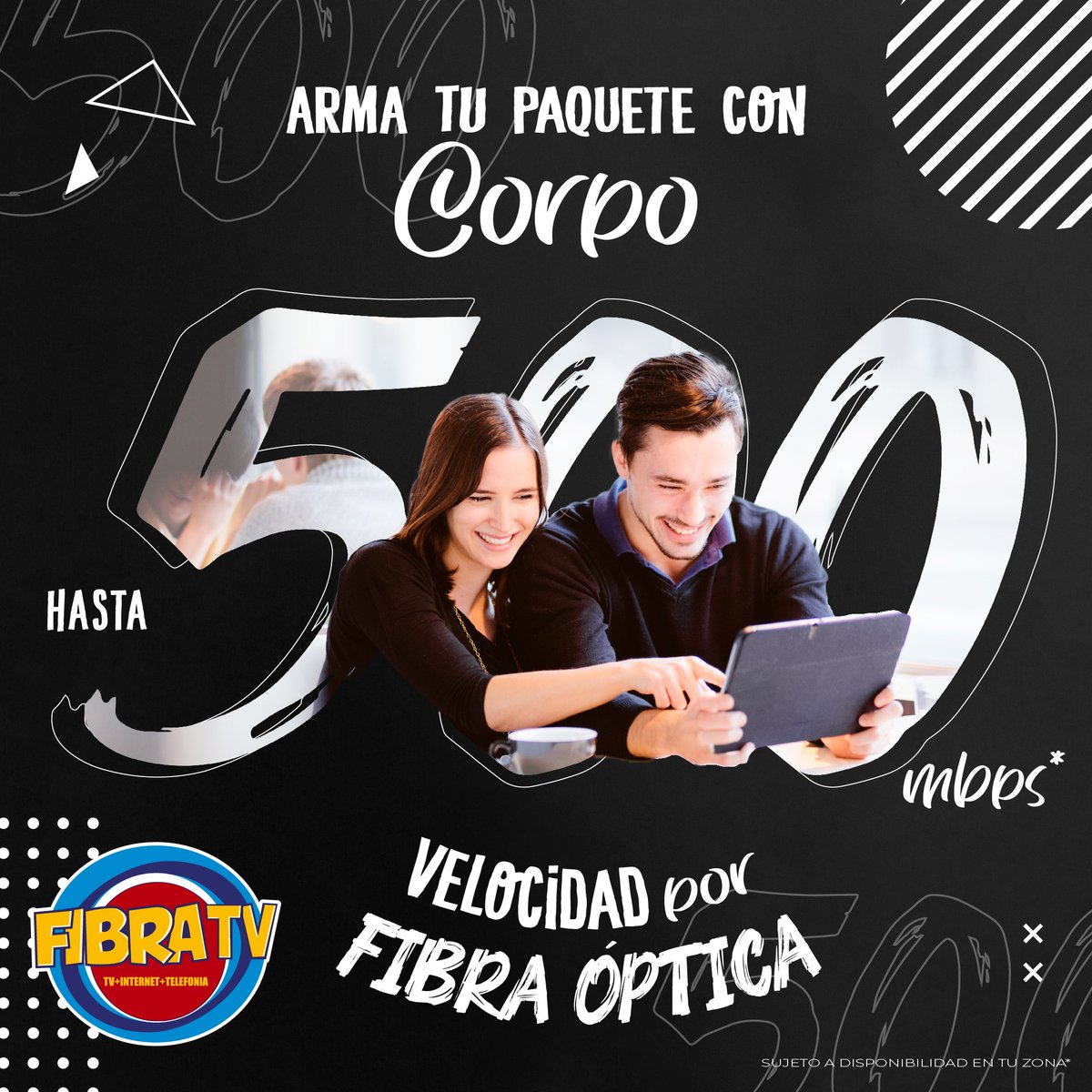 fibratv's tweet photo. 🤩Con 𝗖𝗢𝗥𝗣𝗢 tienes 500 megas para disfrutar como más te guste 🤩ADEMÁS puedes ARMAR TU PAQUETE agregando servicio de TELEVISIÓN 📺 o TELEFONÍA ☎️
#FIBRATV #Telecomunicaciones #Fibraoptica #Internet #Televisiondigital #Telefoniadigital #Sanjuandelrio #Queretaro #Mexico https://t.co/BCR1IGxClk